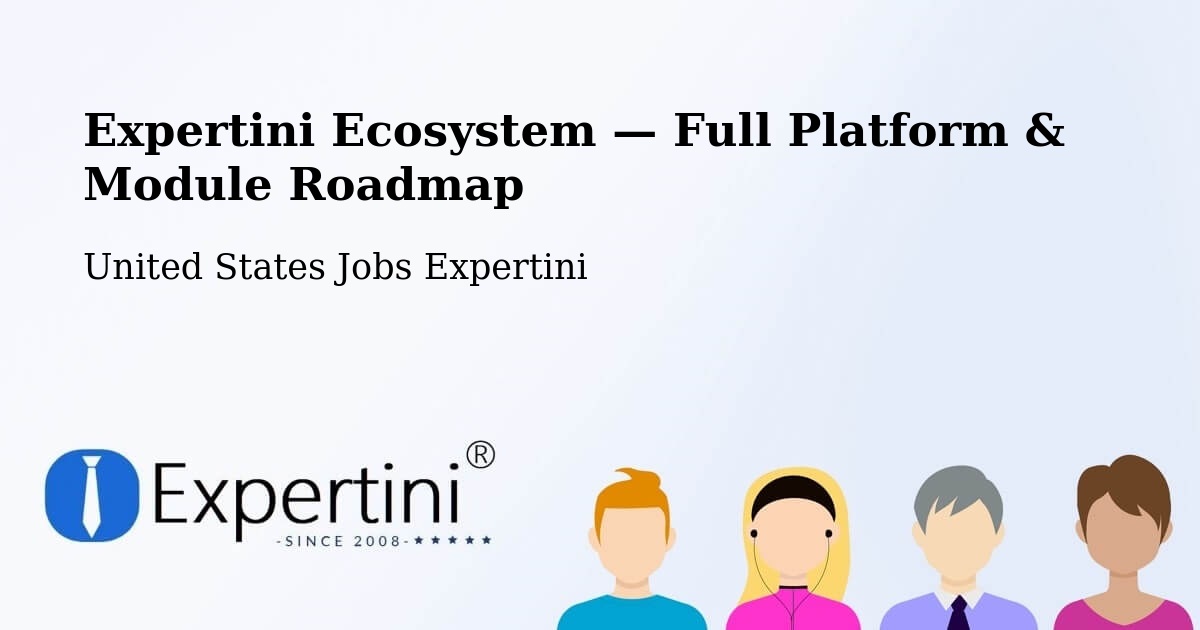 Expertini Ecosystem — Full Platform & Module Roadmap – Front Royal